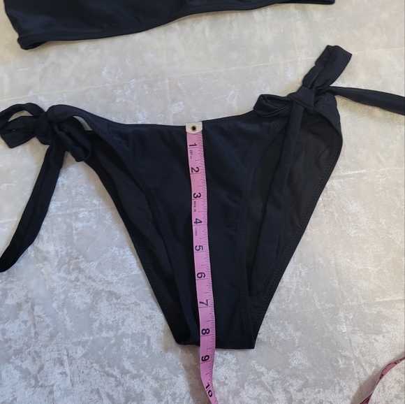 Blooming Jelly Black Tie-Side Bikini Set - Picture 3 of 6
